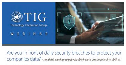 Security On-Demand Webinar & Lunch and Learn
